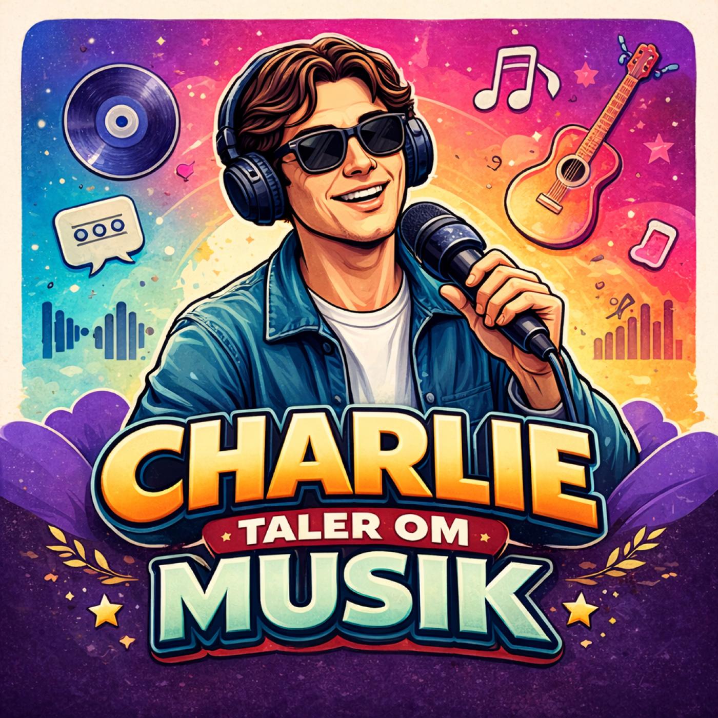 Cover Image Charlie Taler om Musik